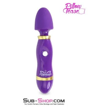 0180M      Purple Mini Mite 12 Function Wand Vibrator