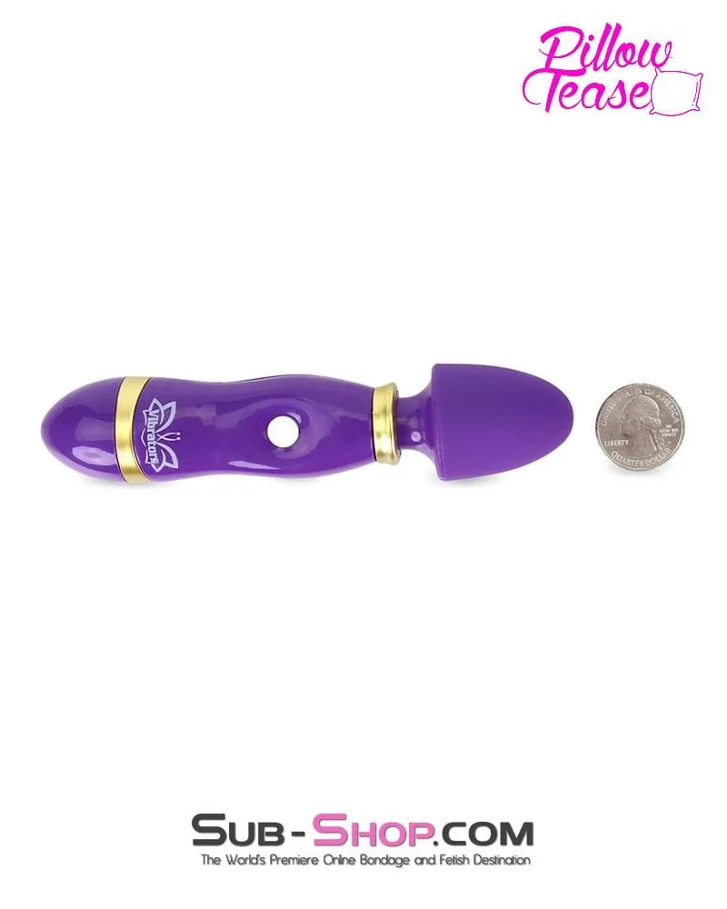 0180M      Purple Mini Mite 12 Function Wand Vibrator