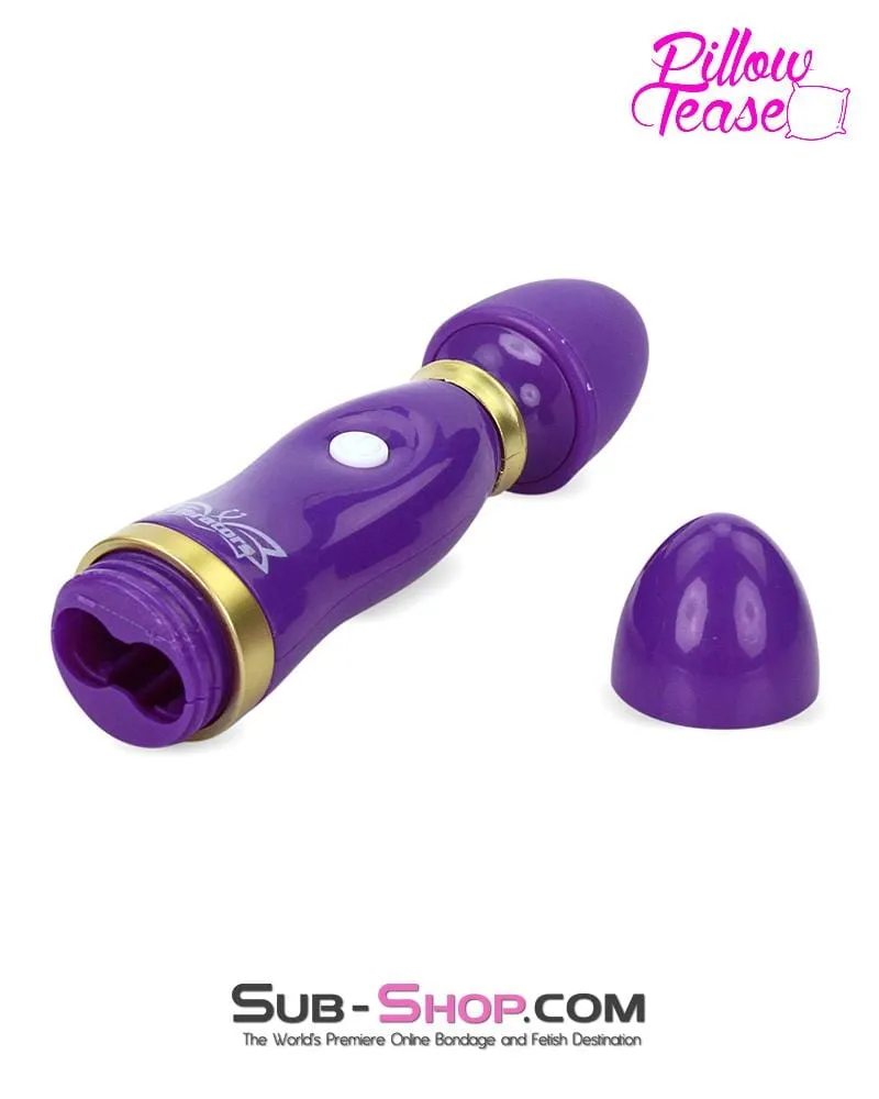 0180M      Purple Mini Mite 12 Function Wand Vibrator