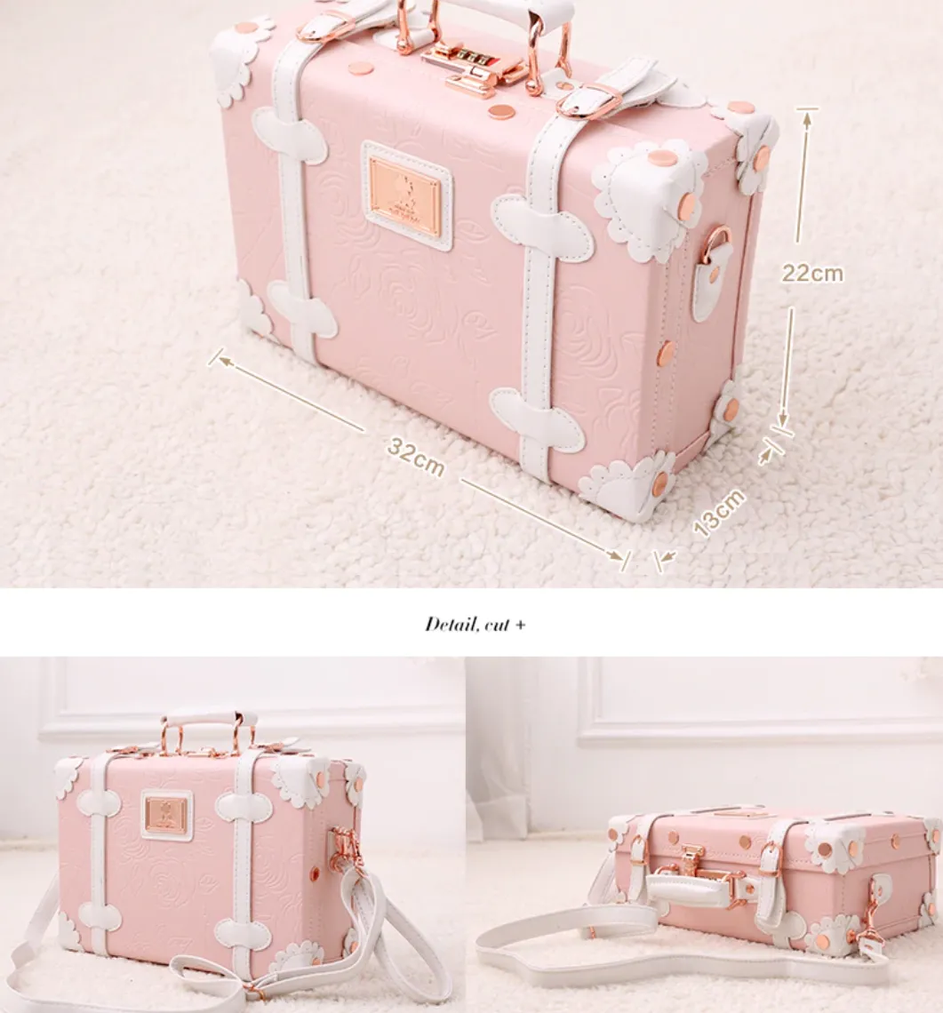 2 Piece Vintage Luggage Set