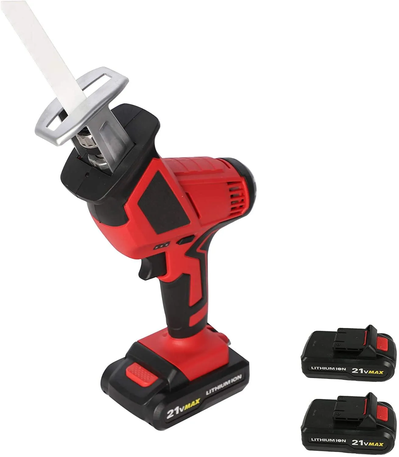 20-Volt Max Lithium-Ion Cordless Reciprocating Saw, w/2 Batteries, Portable & Lightweight One Hand Compact Reciprocating