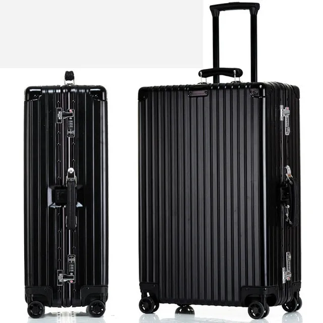 20''24''26''29''Large Capacity Aluminum Frame Suitcase Travel Trolley Luggage Tsa Lock Koffer