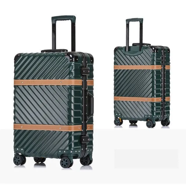 20''24''26''29''Large Capacity Aluminum Frame Suitcase Travel Trolley Luggage Tsa Lock Koffer