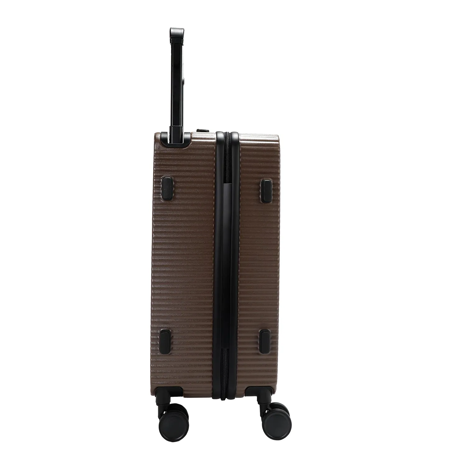 20" RIBBED CARRY-ON SUITCASE