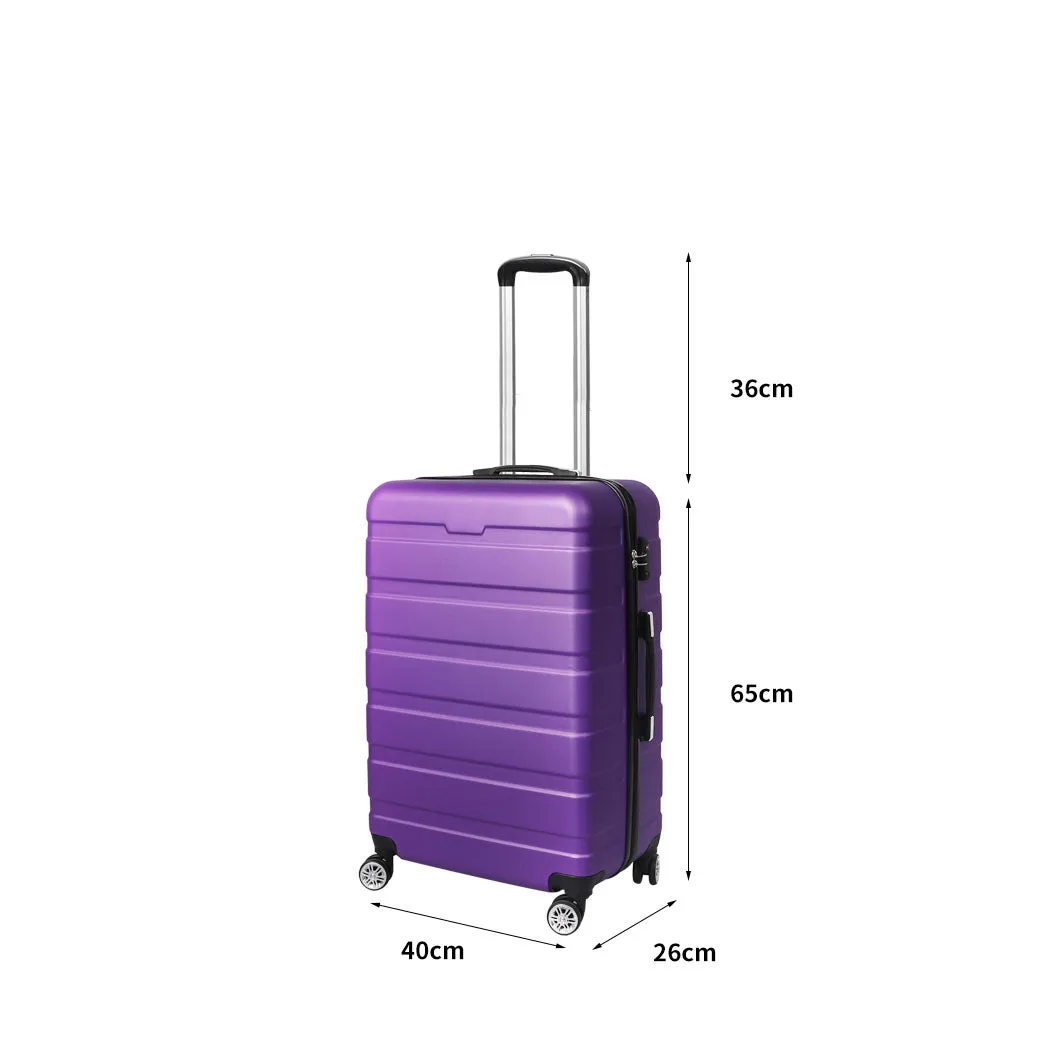 24" Luggage Case Suitcase - Purple