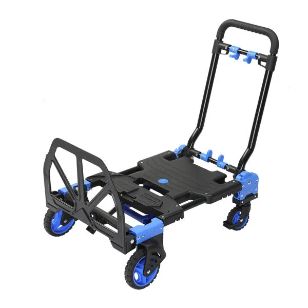 330LBS 2-in-1 luggage trolley blue