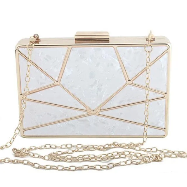 Acrylic Decoration Clutch