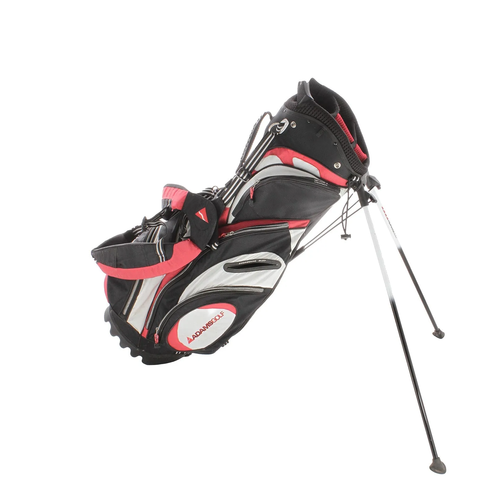 Adams Golf Stand Bag - Black/Red/White