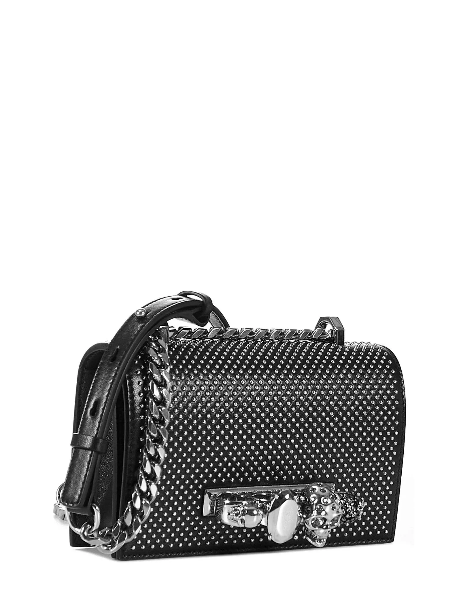 Alexander McQueen Embellished Mini Satchel Bag