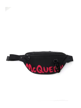 Alexander McQueen Logo Painted Belt Bag