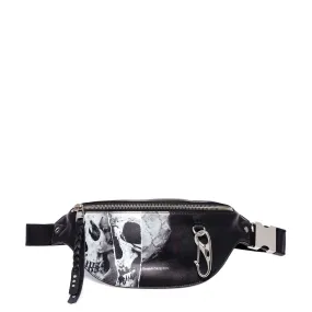 Alexander McQueen Skull Logo Print Belt Bag