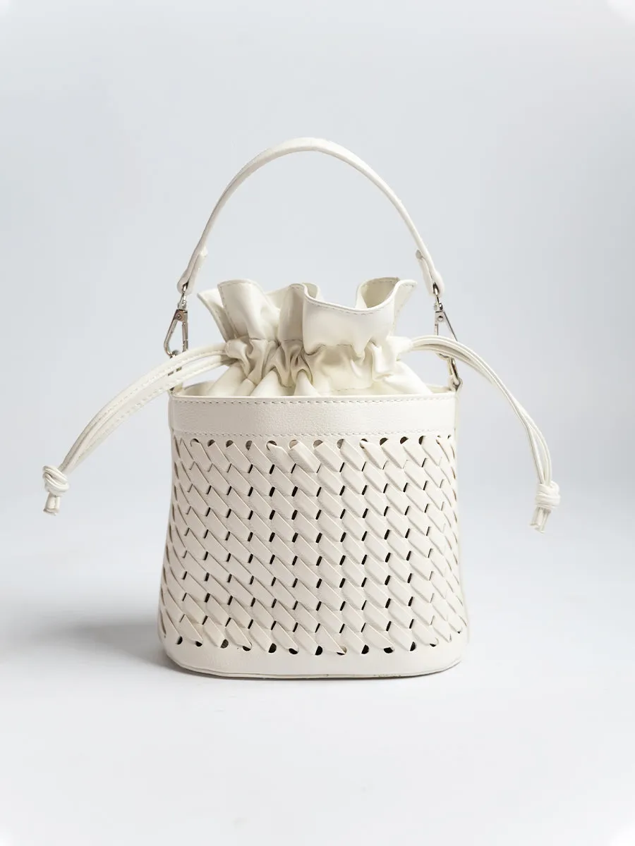 Ally Drawstring Bucket Bag