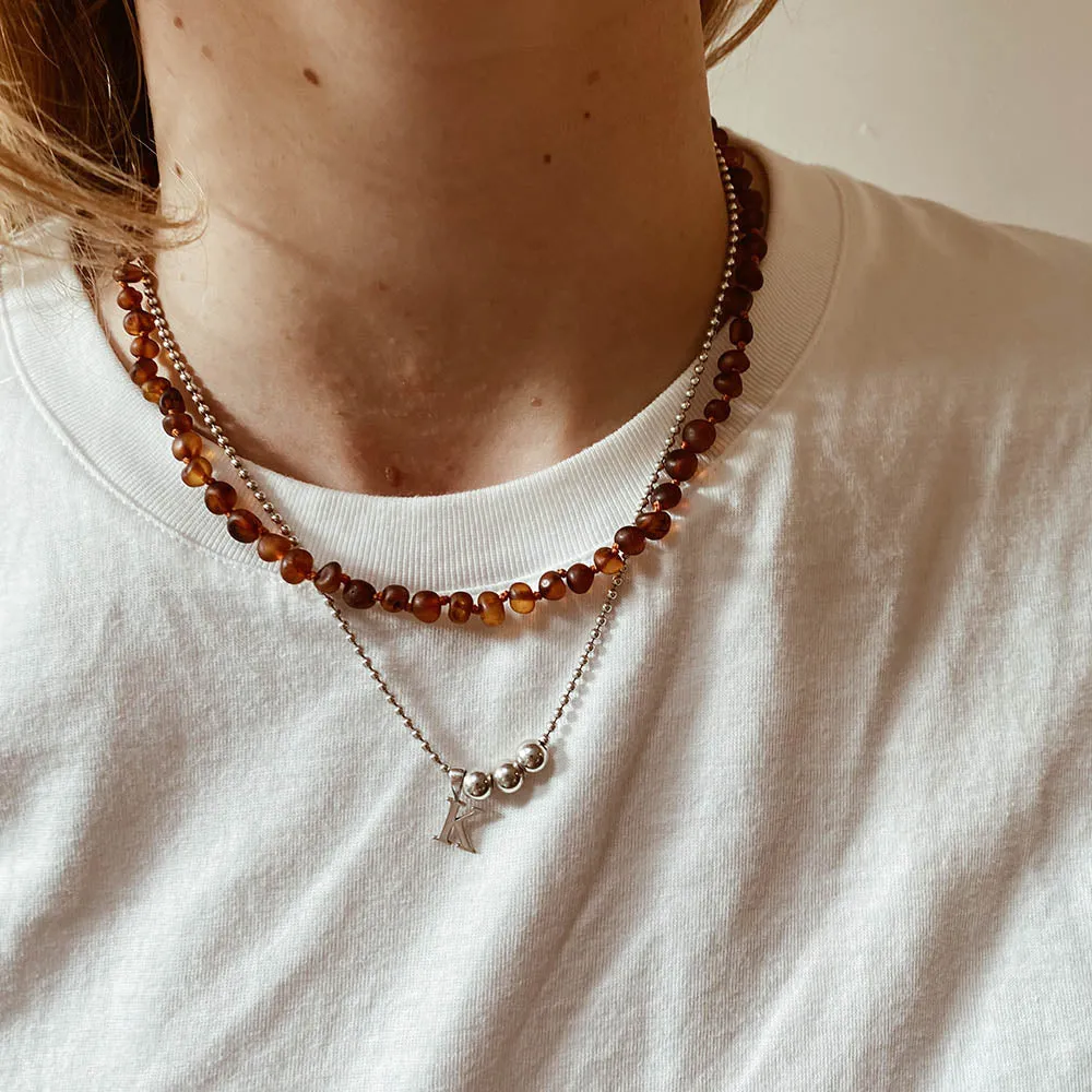 Amber necklace - For you - 45 cm