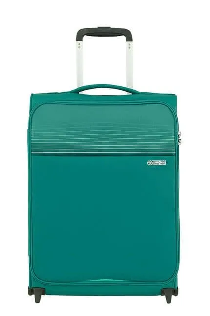 American Tourister Lite Ray Luggage-Carry-On Luggage,Upright 55, Forest Green