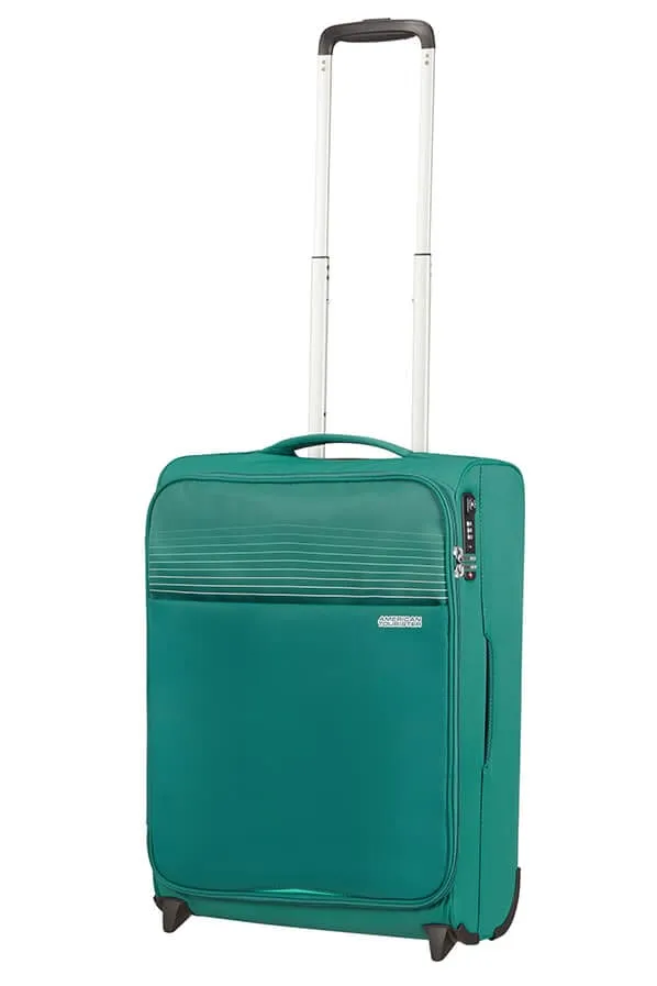 American Tourister Lite Ray Luggage-Carry-On Luggage,Upright 55, Forest Green