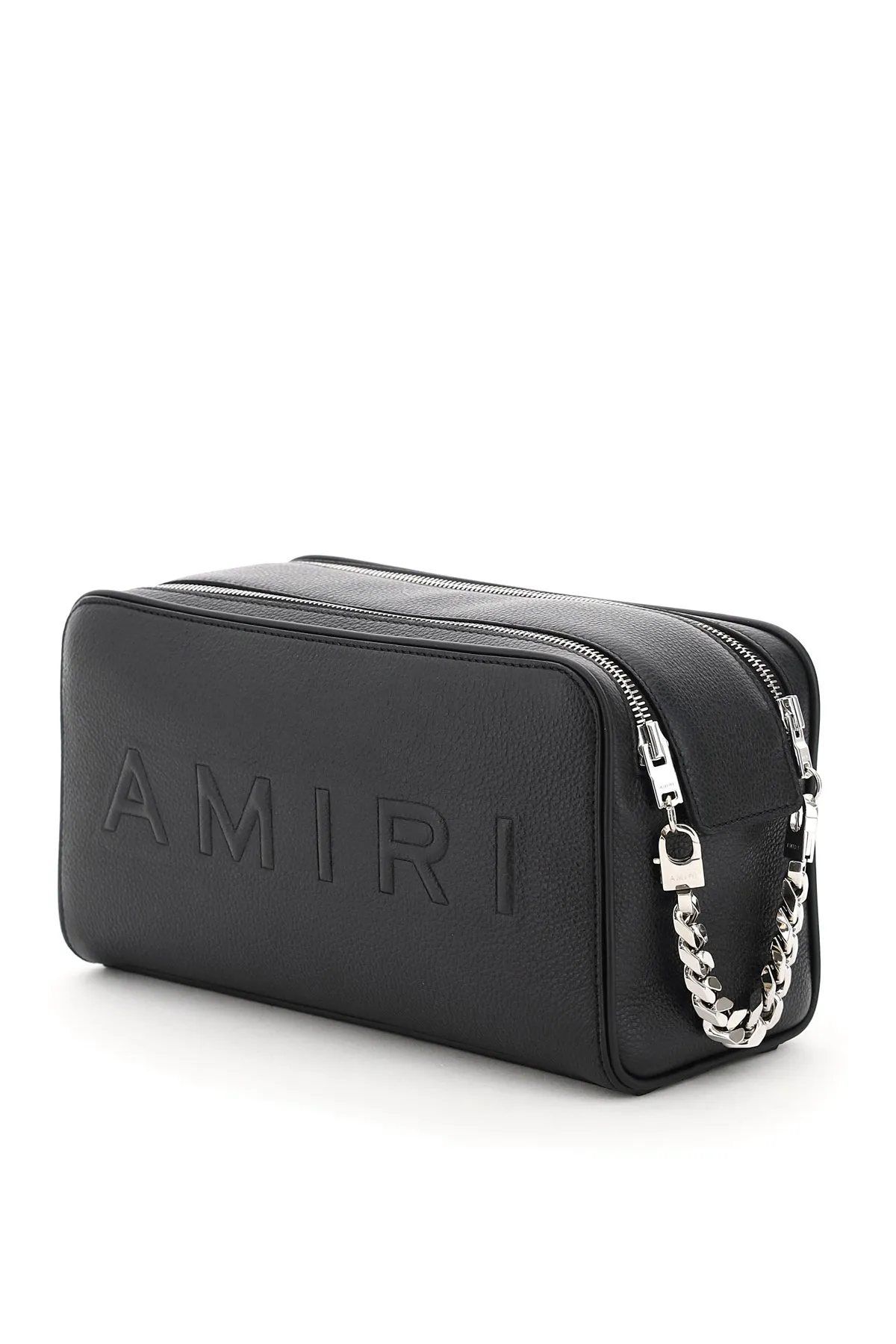 Amiri Logo Embossed Wash Bag