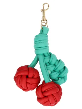 Anya Hindmarch Woven Cherry Keyring