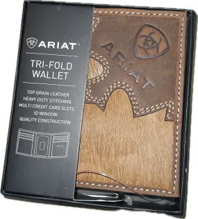 Ariat Tri Fold Rodeo Fur Wallet-A3562402