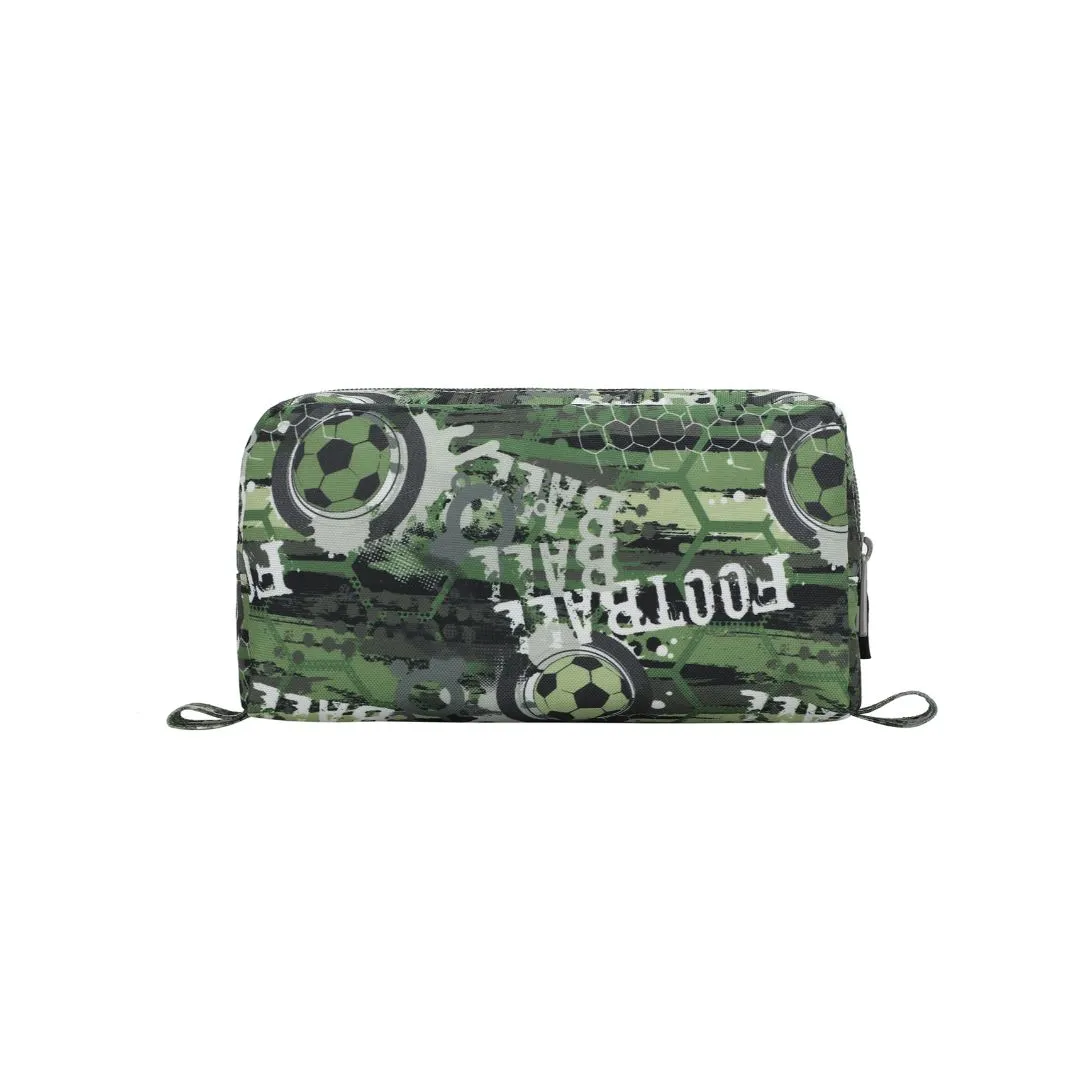 Army Green Football Pencil Case