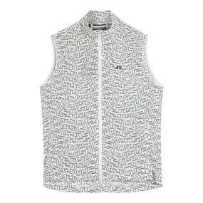 Ash Light Packable Vest Print White Outline - SS23