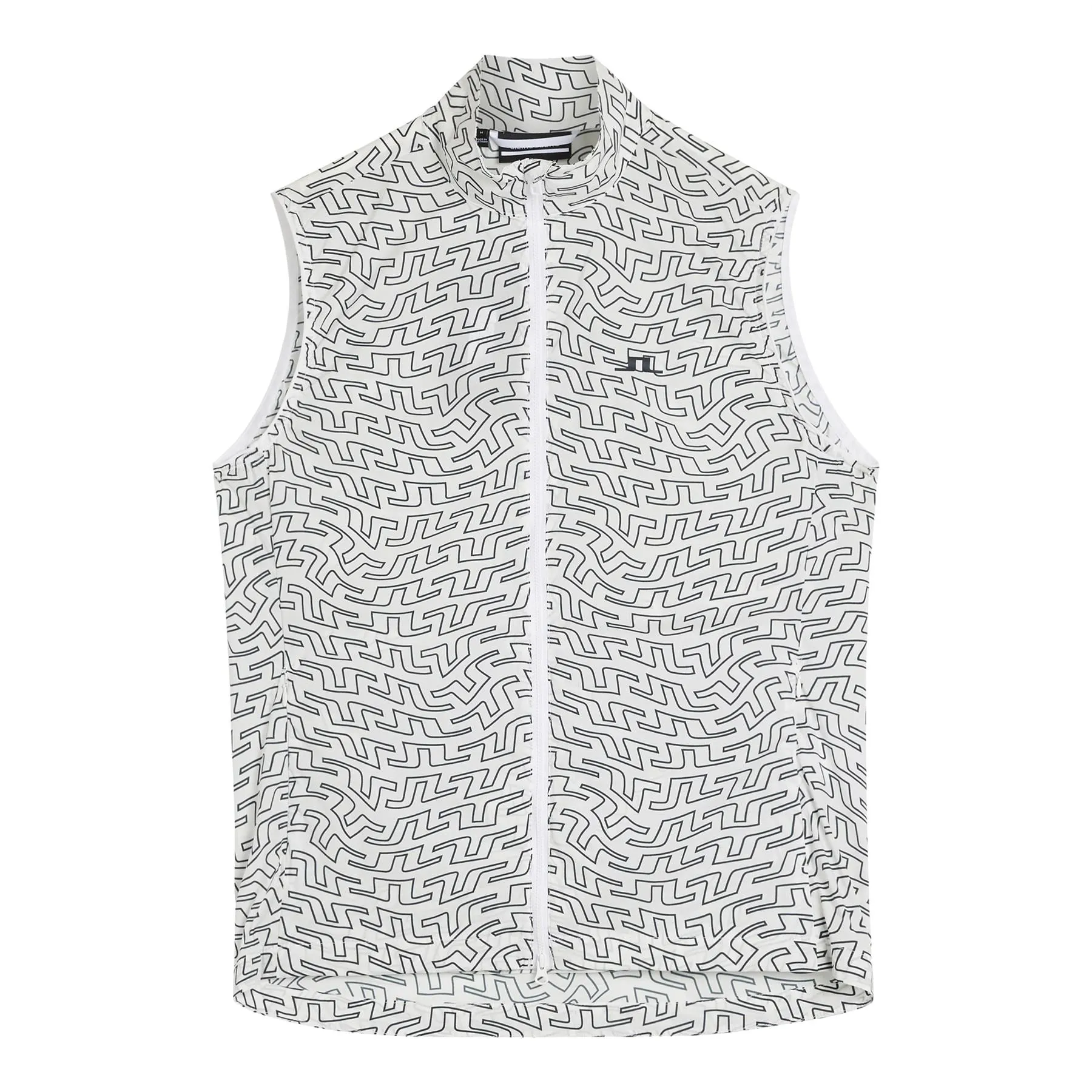 Ash Light Packable Vest Print White Outline - SS23