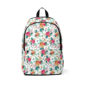 Australian Flowers, Unisex Fabric Backpack, Custom Gifts, Kindergarten Accessories, School Accessories