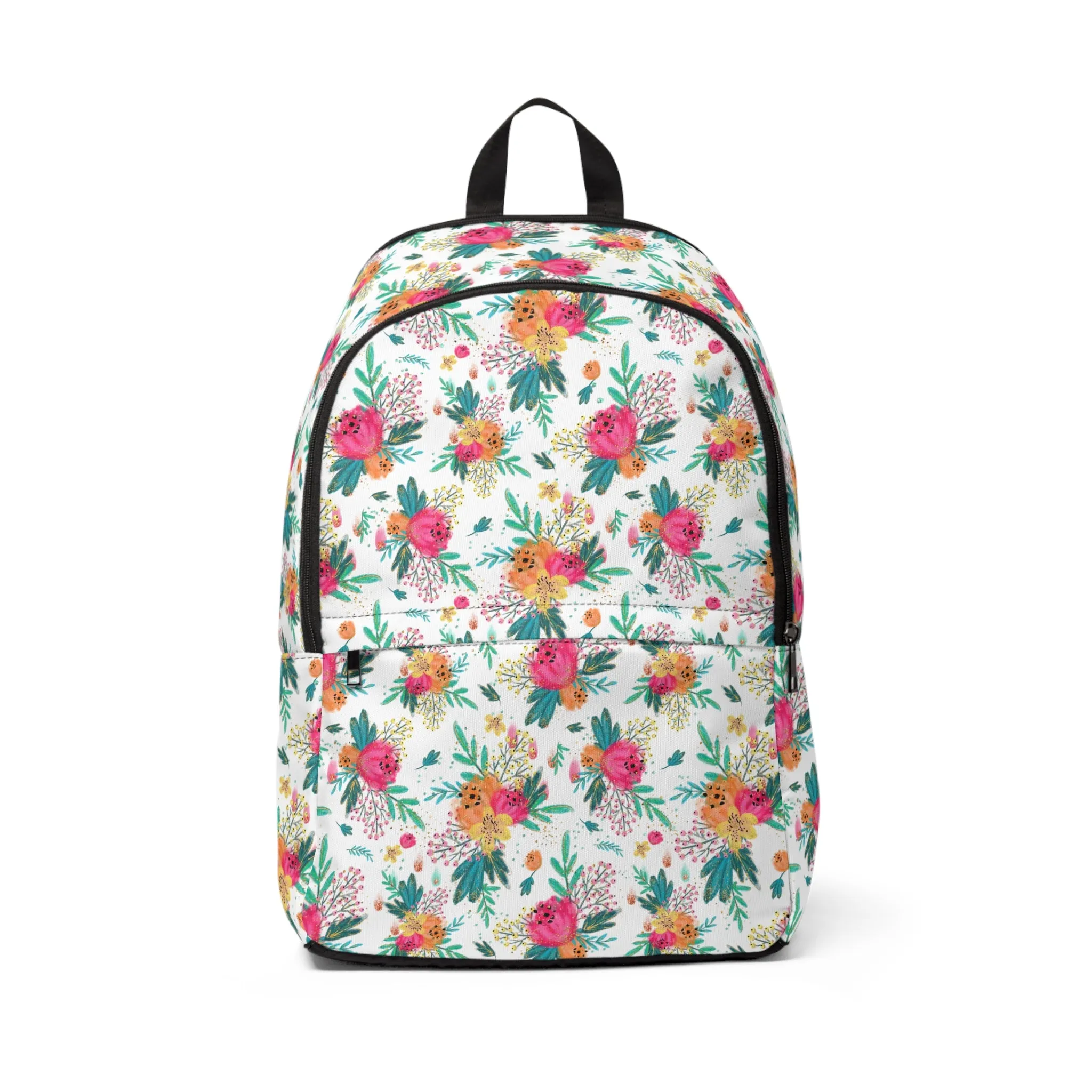 Australian Flowers, Unisex Fabric Backpack, Custom Gifts, Kindergarten Accessories, School Accessories