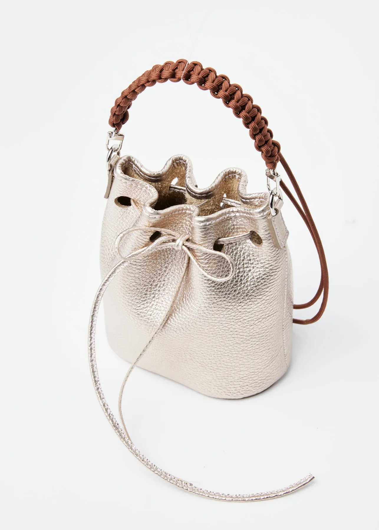 Baby Bucket Bag - Bronze Metallic