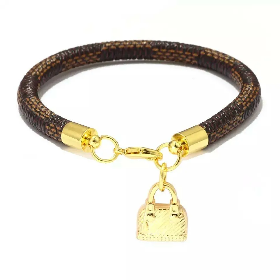 Bag Charm Snake Leather Bracelet