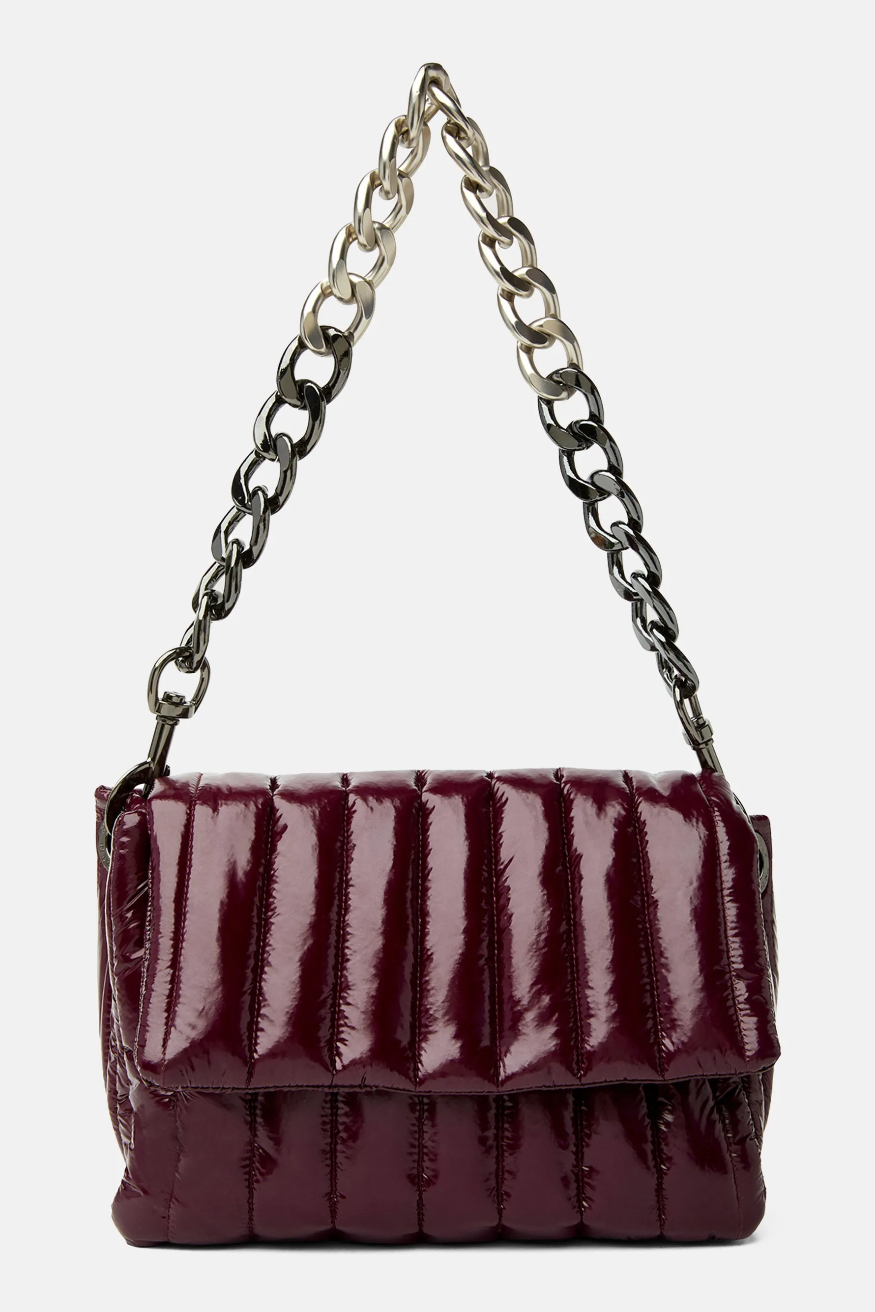 Bar Bag - Glossy Deep Burgundy/Black