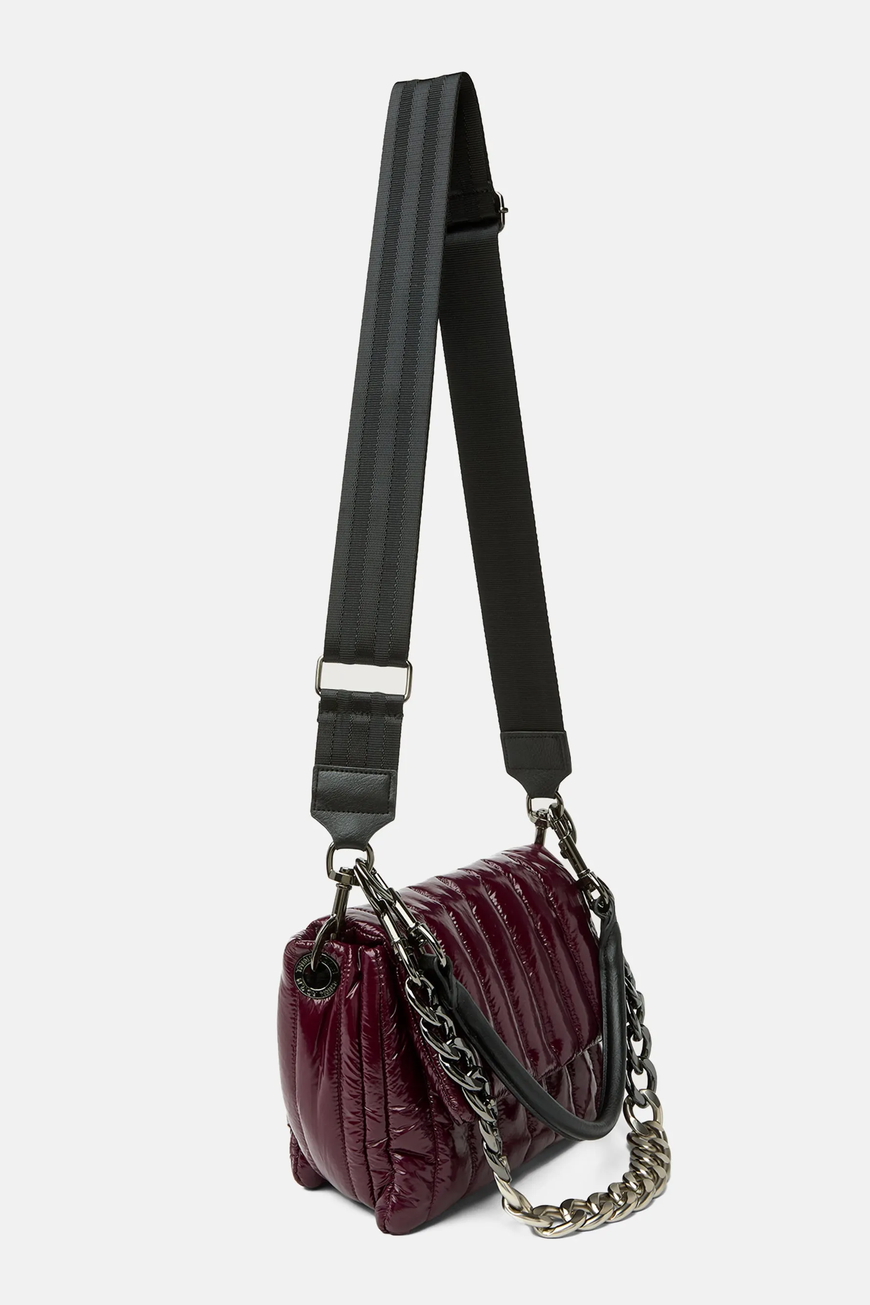 Bar Bag - Glossy Deep Burgundy/Black