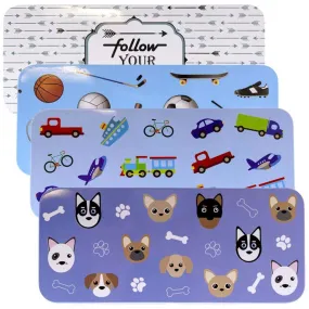 Bazic Tin Pencil Box 7.5in x 3.25in x 1in