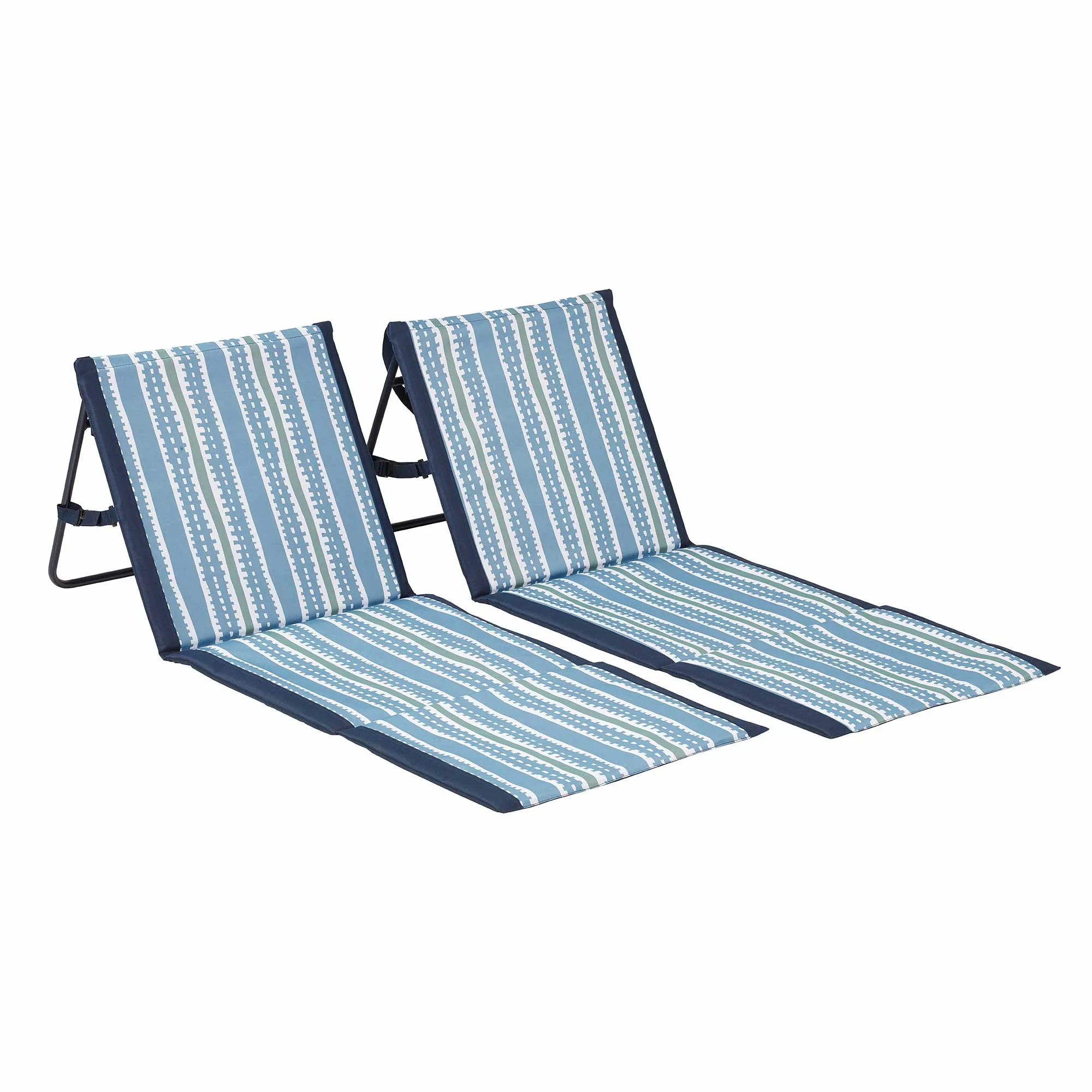 Beach Lounger, Portable Chair, 2-Pack