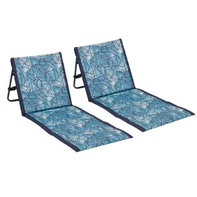 Beach Lounger, Portable Chair, 2-Pack