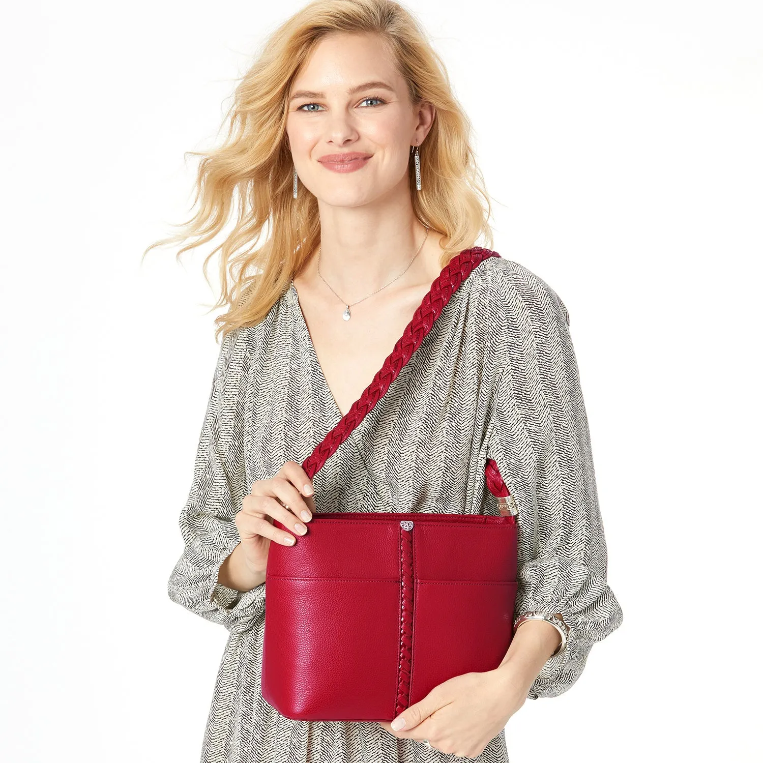 Beaumont Square Bucket Bag | Lipstick