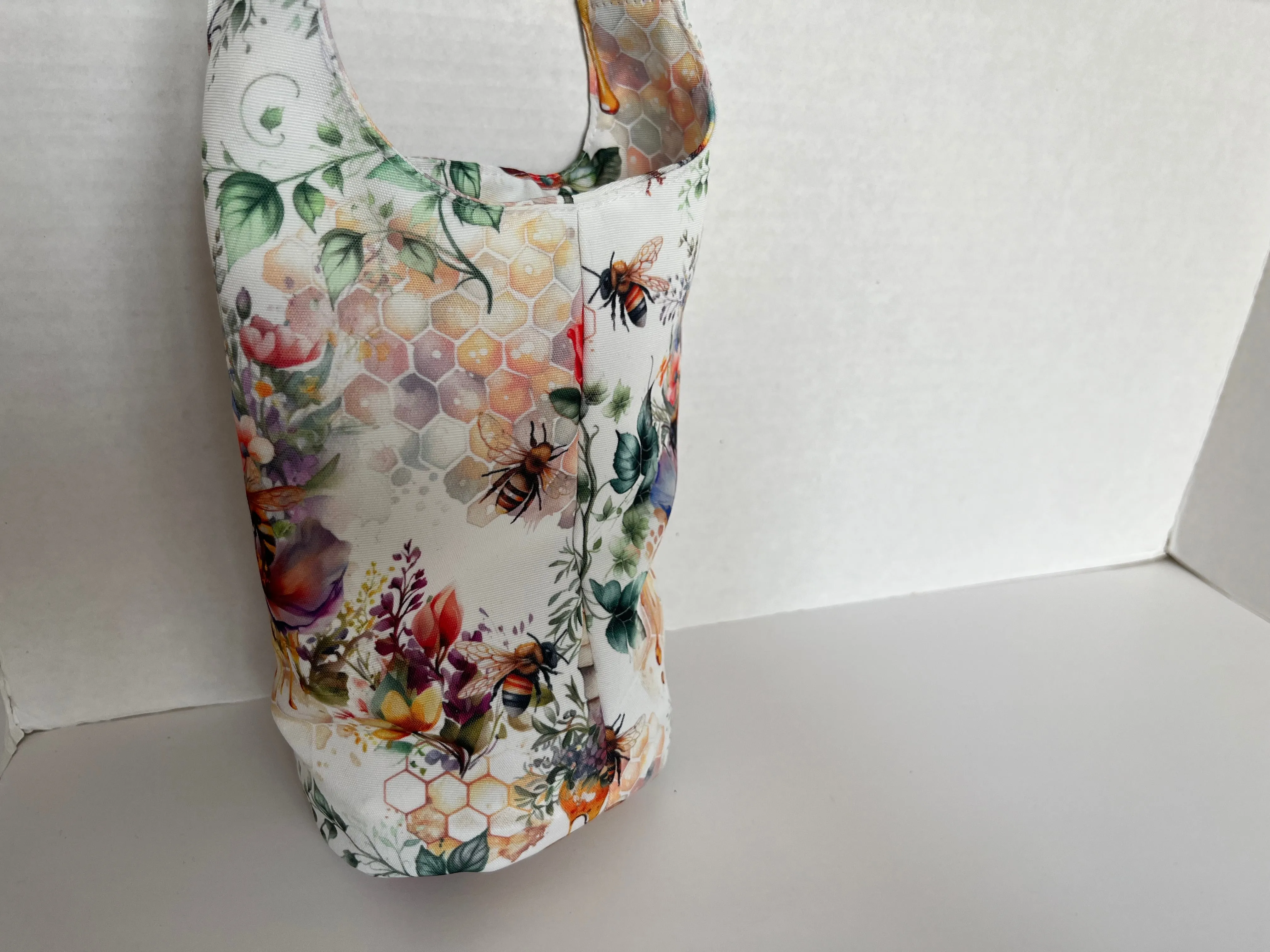 Bees and Flowers Themed Water Bottle Sling