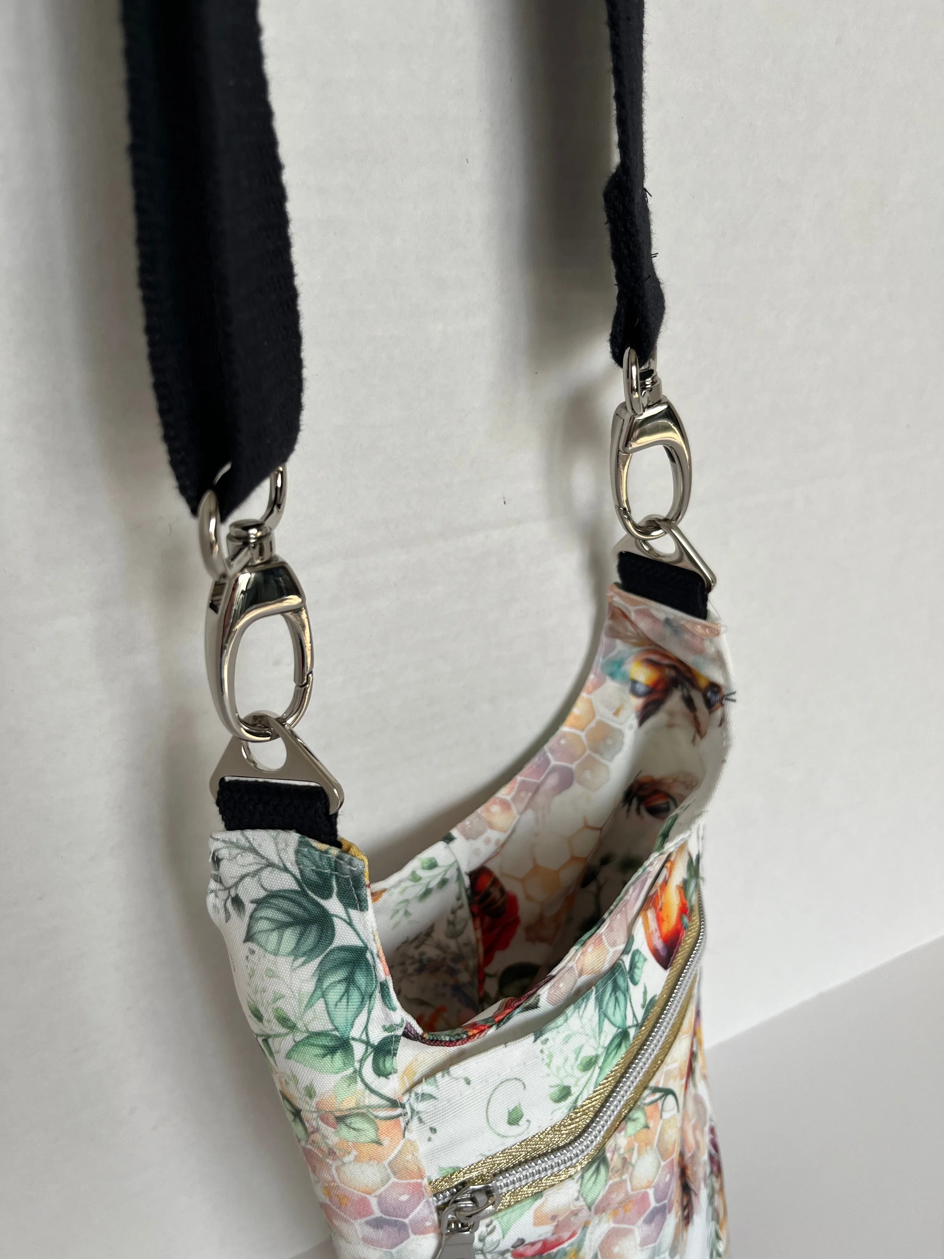 Bees and Flowers Themed Water Bottle Sling