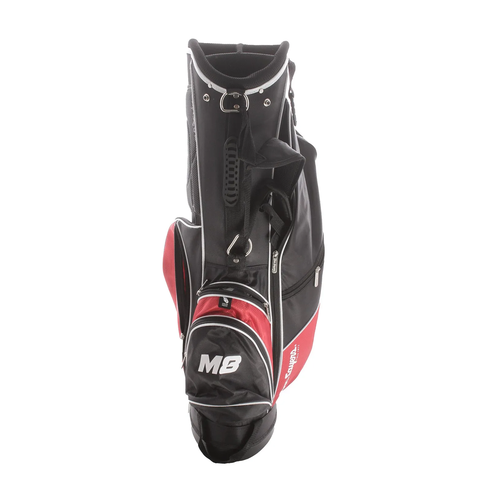 Ben Sayers M8 Stand Bag - Black/Red