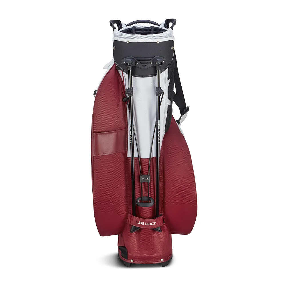 Big Max Dri Lite Hybrid Plus Stand Bag - White/Merlot