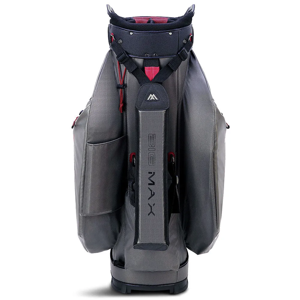 Big Max Dri Lite Tour Cart Bag - Black/Charcoal/Merlot