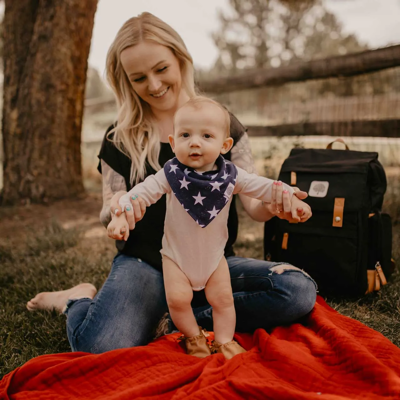 Birch Bag Diaper Backpack - Black