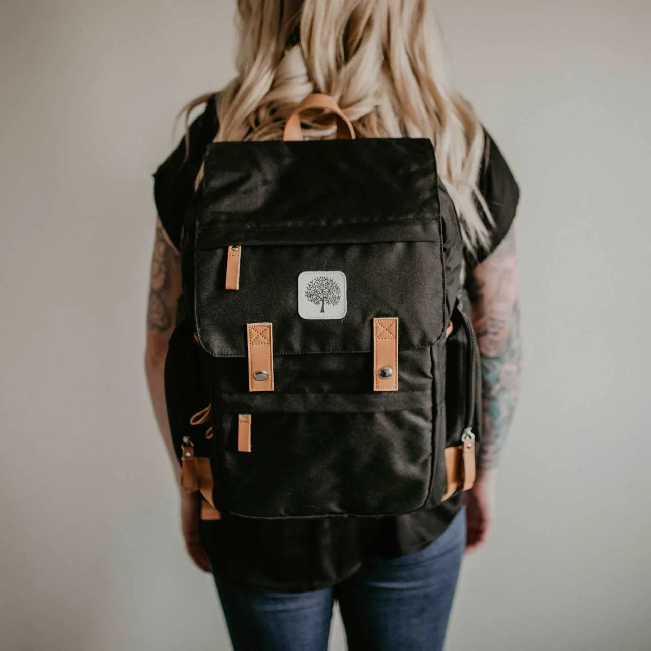 Birch Bag Diaper Backpack - Black