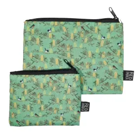 Birds & Banksia RPET Pouches