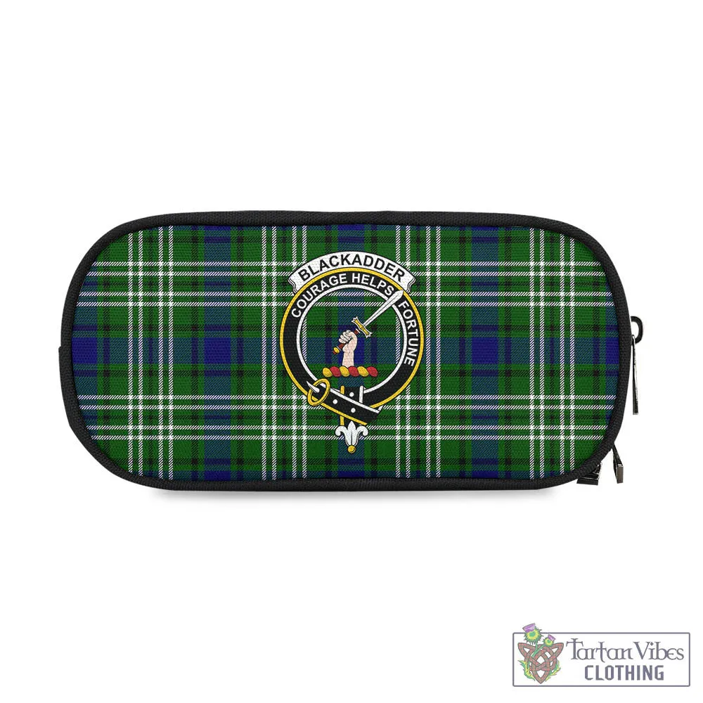 Blackadder Tartan Pen and Pencil Case with Family Crest