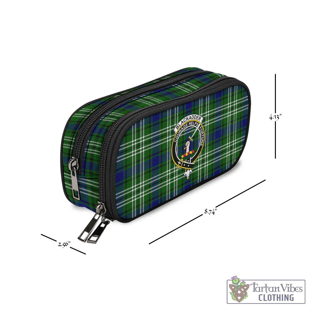 Blackadder Tartan Pen and Pencil Case with Family Crest