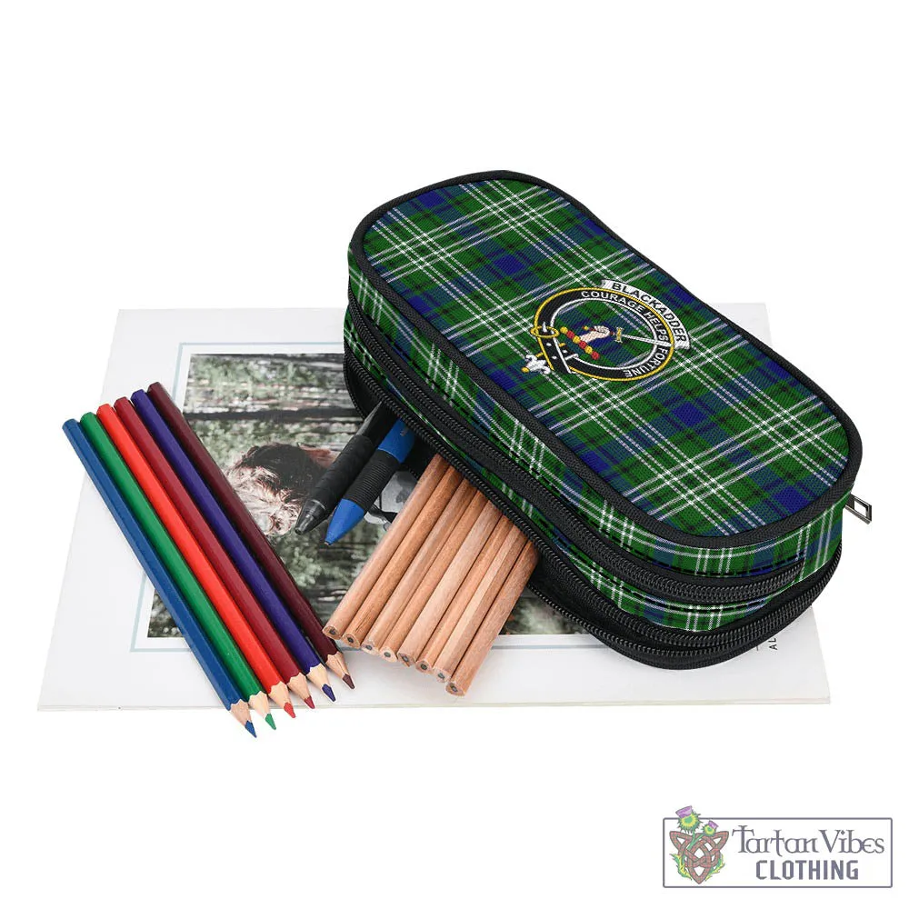 Blackadder Tartan Pen and Pencil Case with Family Crest