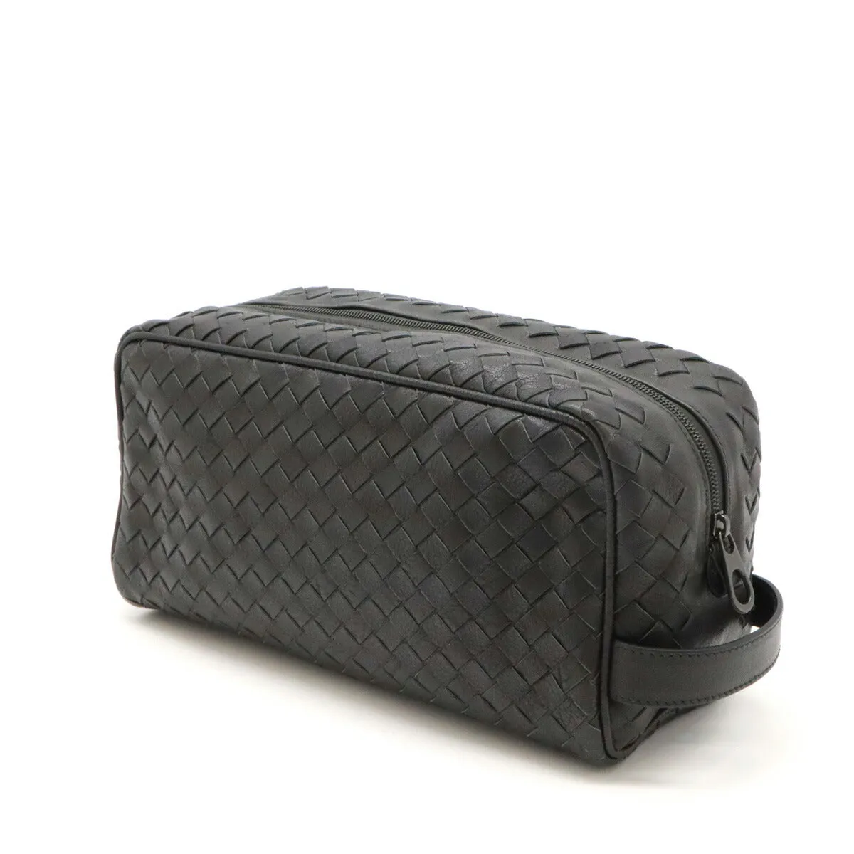 Bottega Veneta Intrecciato Leather Clutch 174361