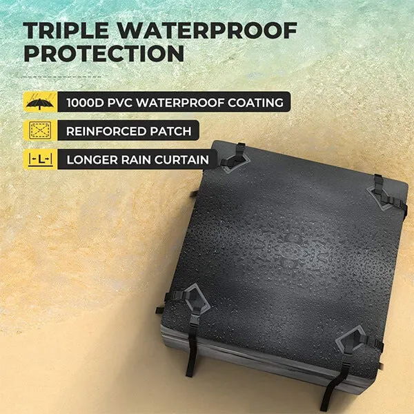 BougeRV Waterproof Rooftop Cargo Bag with Protective Mat