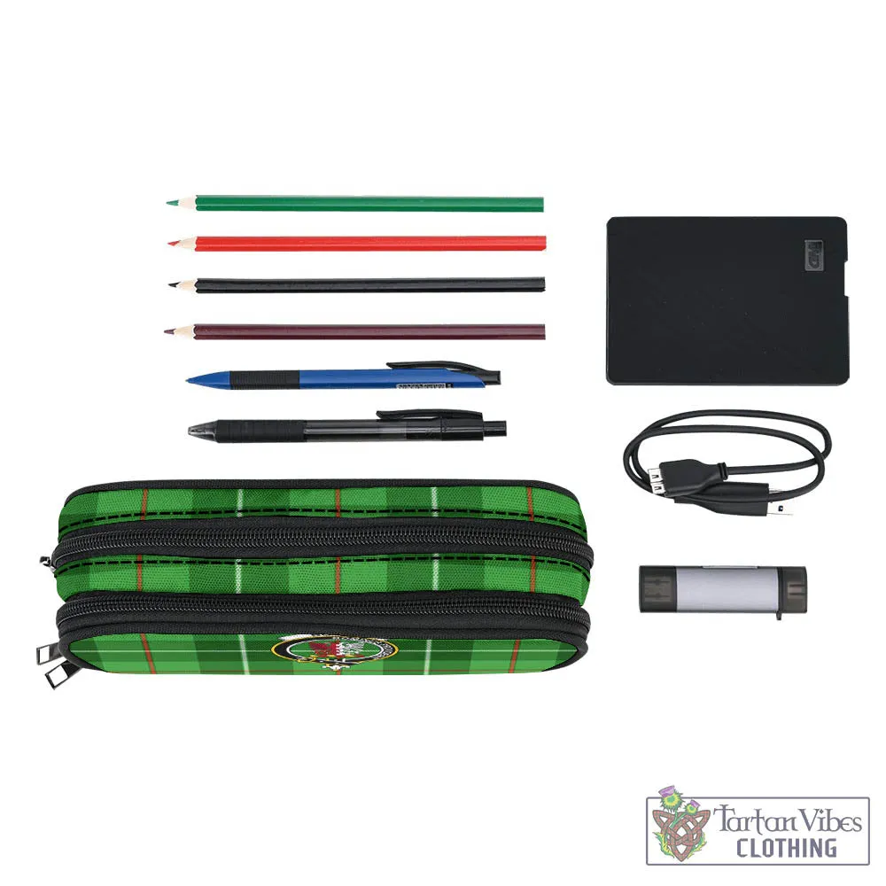 Boyle Tartan Pen and Pencil Case with Family Crest