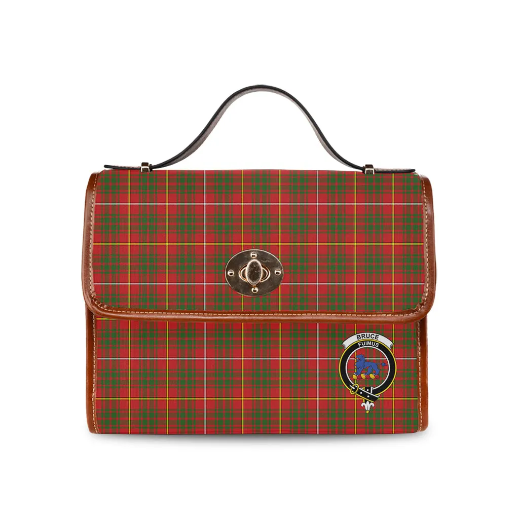 Bruce Modern Tartan Waterproof Canvas Bag with Family Crest